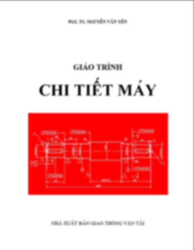 Giáo trình chi tiết máy