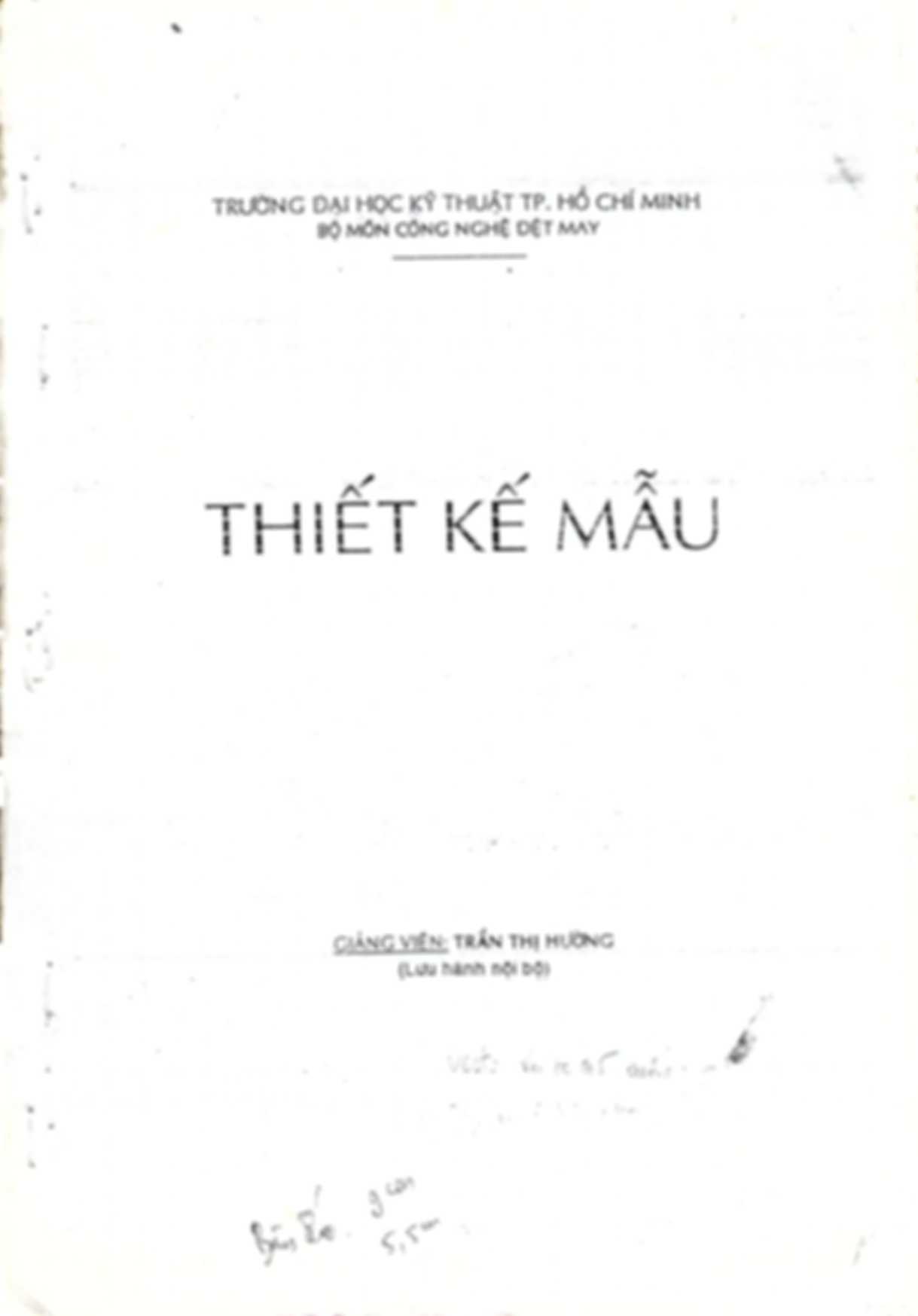 Thiết kế mẫu