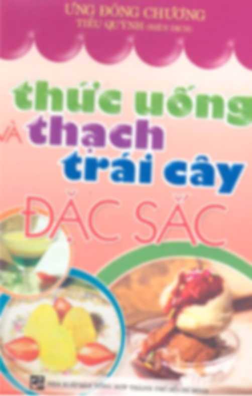 Thức uống và Thạch trái cây đặc sắc