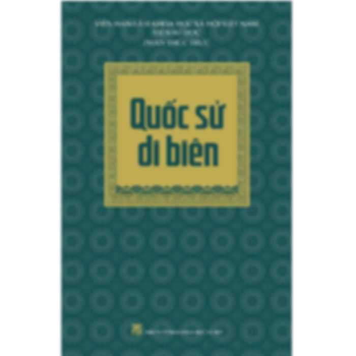 Quốc Sử Di Biên - Phan Thúc Trực