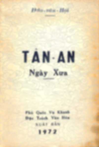Tân An ngày xưa - Đào Văn Hội