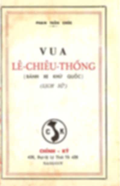 Vua Lê Chiêu Thống - Phan Trần Trúc