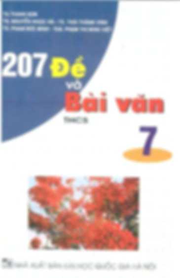 207 Đề Và Bài Văn THCS 7