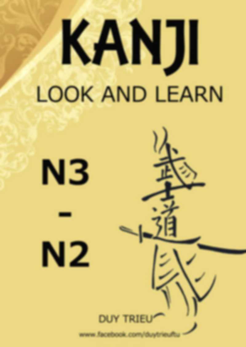 Kanji Look And Learn N3 - N2 Bản Tiếng Việt