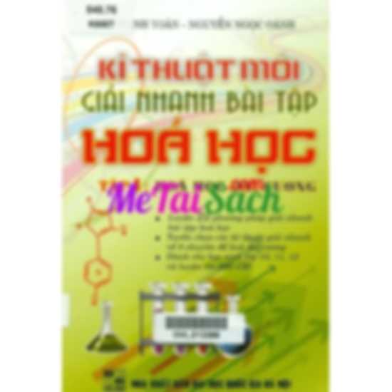 Kĩ Thuật Mới Giải Nhanh Bài Tập Hóa Học
