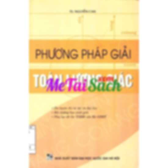 Phương Pháp Giải Toán Lượng Giác
