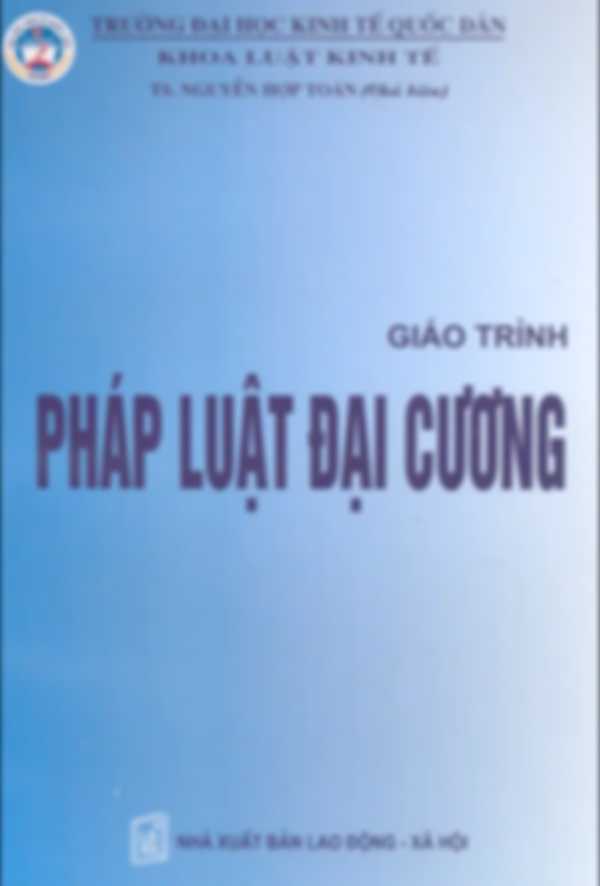 Giáo trình pháp luật đại cương