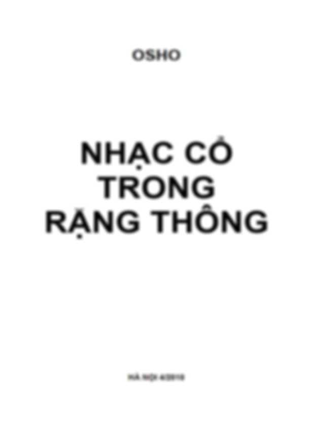 Nhạc cổ trong rặng thông