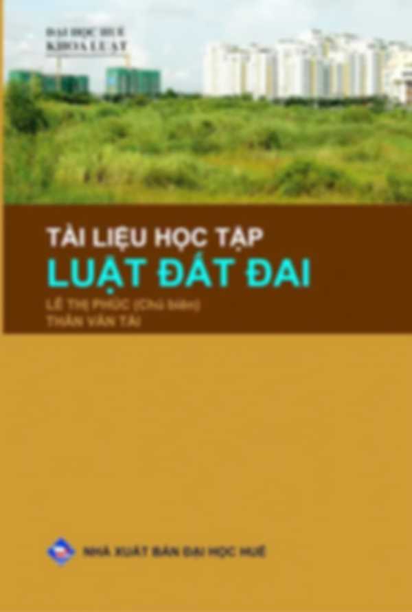 Tài liệu học tập Luật Đất đai (2013)