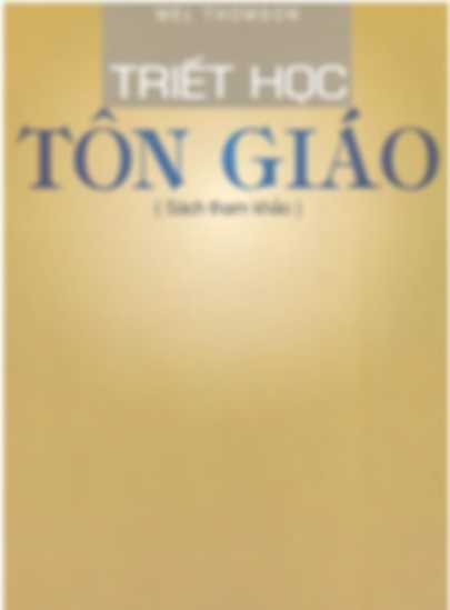 Triết học tôn giáo - Mel Thomson