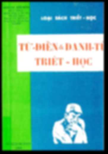 Từ Điển Và Danh Từ Triết Học
